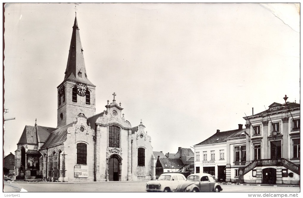 PK - Lebbeke - Kerk En Gemeentehuis - Lebbeke