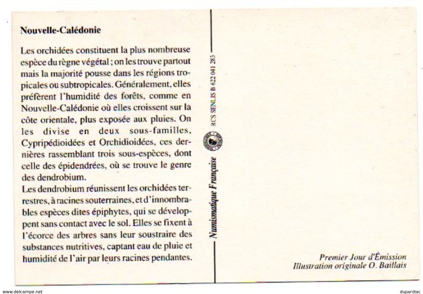 988 / Carte Premier Jour De NOUVELLE  - CALEDONIE : Orchidées (illustration, Timbre Et Cachet Concordants) - Cartoline Maximum