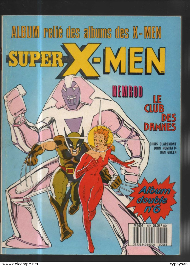 X-MEN XMEN Album N° 6  ( 12 13 ) LUG 10-1988  (BI3) - XMen