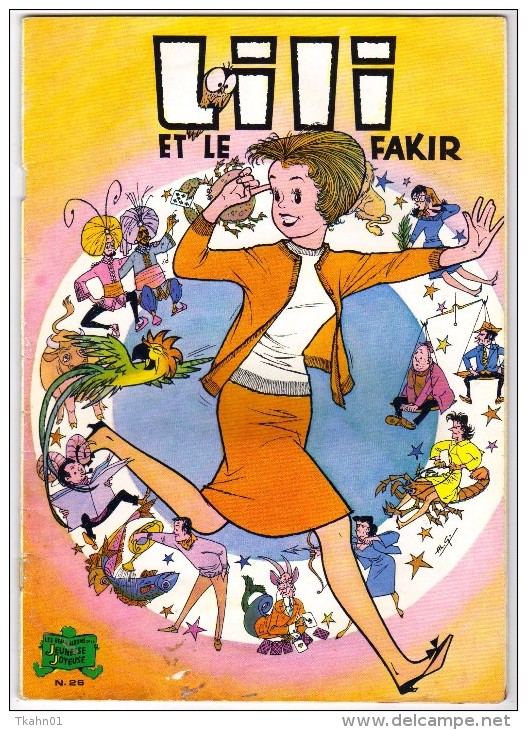 LILI N ° 26 " LILI ET LE FAKIR " JEUNESSE-JOYEUSE  DE 1979 - Lili L'Espiègle