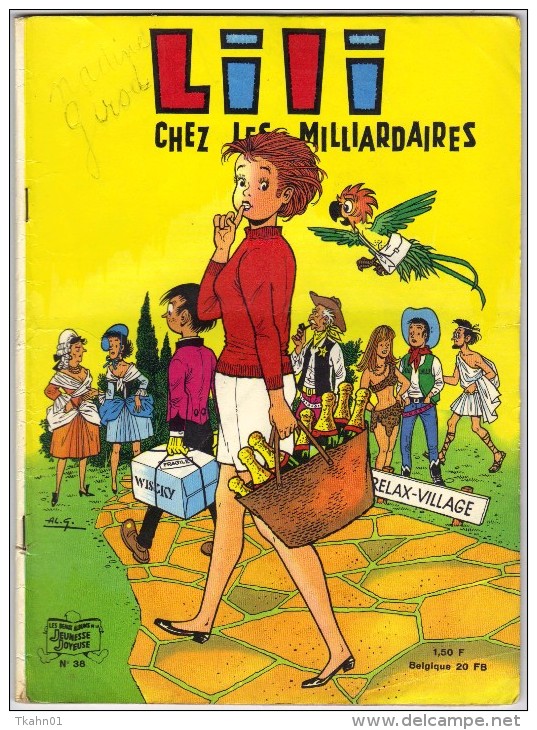 LILI N ° 38 " LILI CHEZ LES MILLIARDAIRES " JEUNESSE-JOYEUSE  DE 1969 - Lili L'Espiègle
