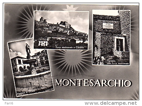 T2093 CARTOLINA BENEVENTO MONTESARCHIO VEDUTE VEDUTINE - Benevento