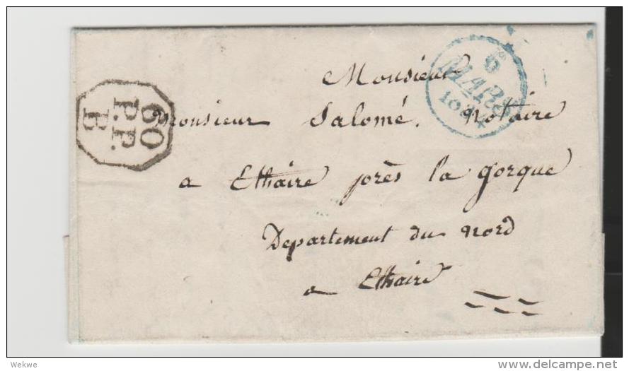 FP045/  FRANKREICH - Brief,  Port Payee 1814 - 1801-1848: Vorläufer XIX