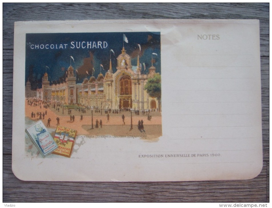 Industries Diverses. Paris 1900. Chocolat  Suchard. Exposition Universelle. - Chocolate