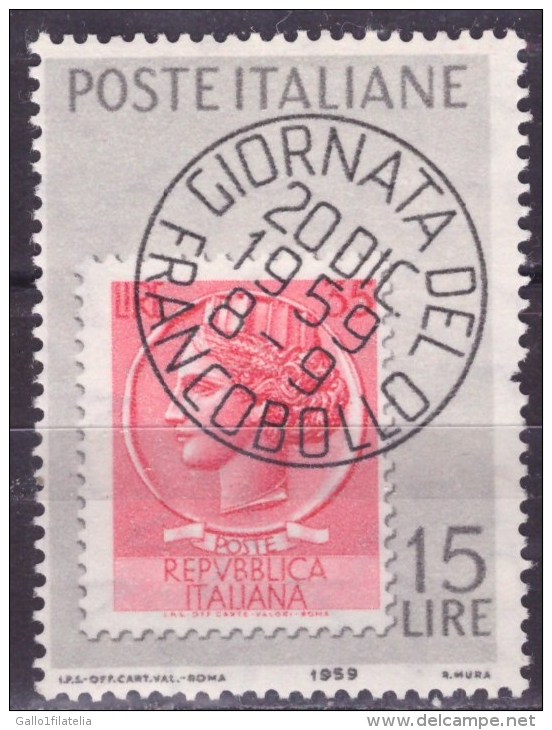 1959 - ITALIA REPUBBLICA - GIORNATA FRANCOBOLLO. MNH. - 1946-60: Neufs