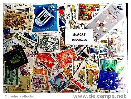 EUROPE 300 TIMBRES DIFFERENTS - Otros - Europa