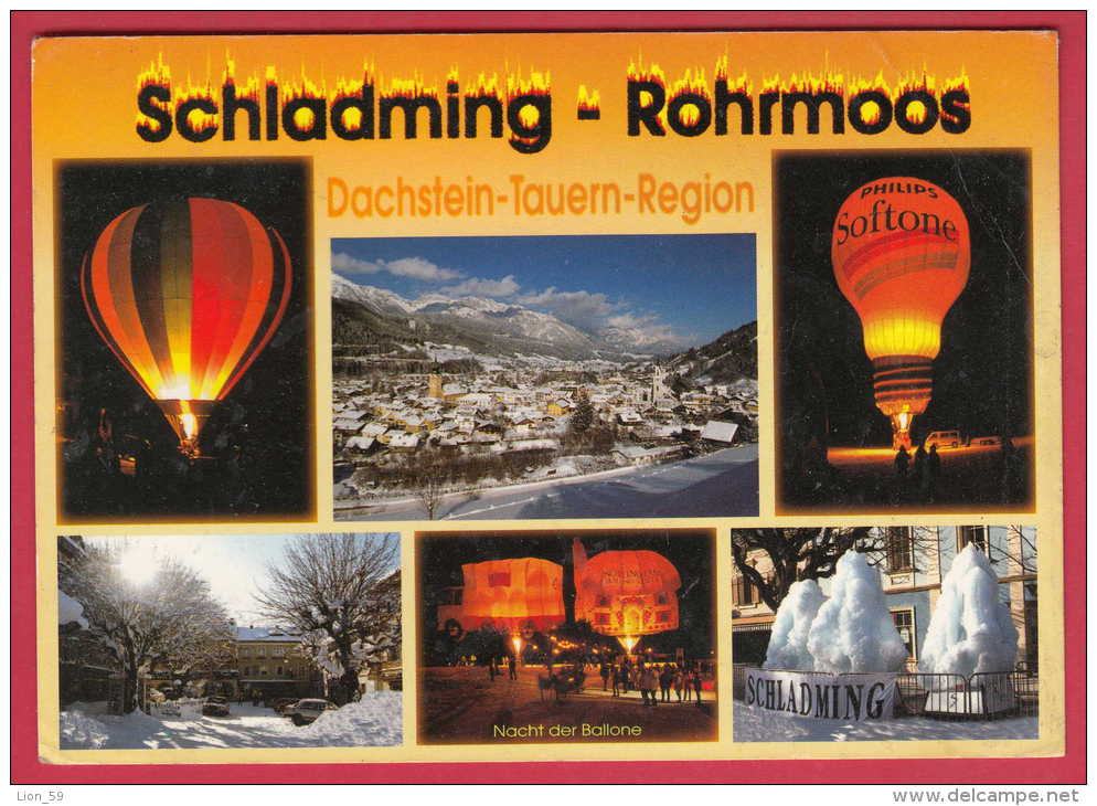 169428 / SCHLADMING TAUERN - SKI ZENTRUM UND WINTERSPORTGEBIET DACHSTEIN TAUERN NACHT BALLONE Austria Osterreich - Schladming