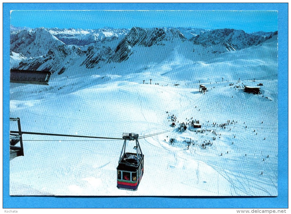 OV1.1191, Télécabine, Téléphérique, Hôtel Scneefernerhaus, GF Circulée 1984 - Zugspitze