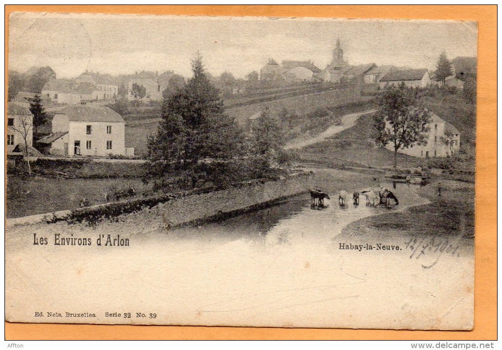 Habay La Neuve 1901 Postcard - Habay