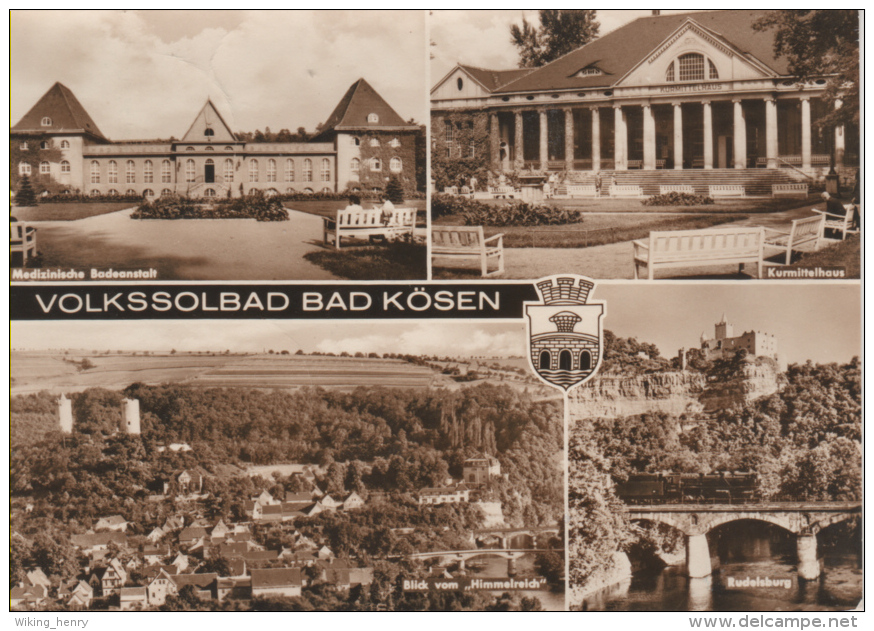 Bad Kösen - S/w Mehrbildkarte 3 - Bad Koesen