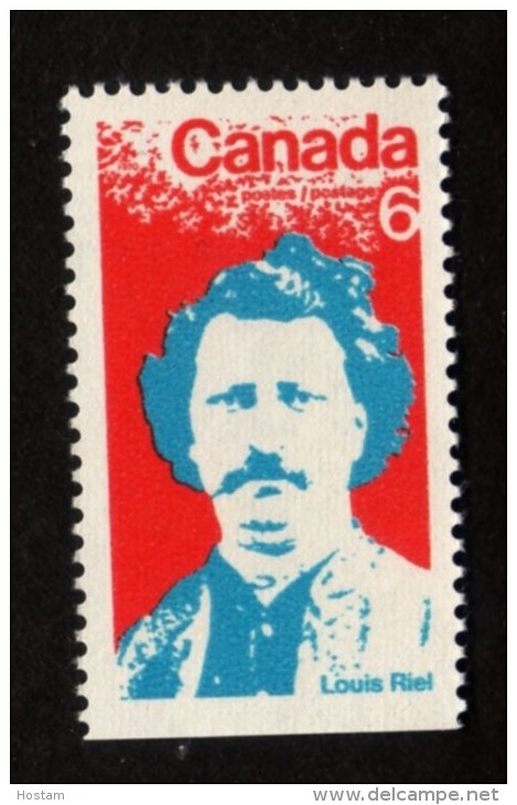 CANADA 1970.  #515, LOUIS RIEL. METIS LEADERof The RED RIVER & NORTHWEST TERRITORIES Was Hanged  As A Traitor By Canada - Blocs-feuillets