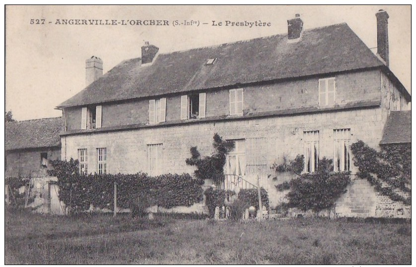 76 ANGERVILLE L' ORCHER  Jolie Vues Du  PRESBYTERE Dans La Verdure - Sonstige & Ohne Zuordnung