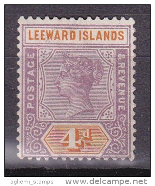 Leeward Islands, 1890, SG 4, Mint Hinged - Leeward  Islands