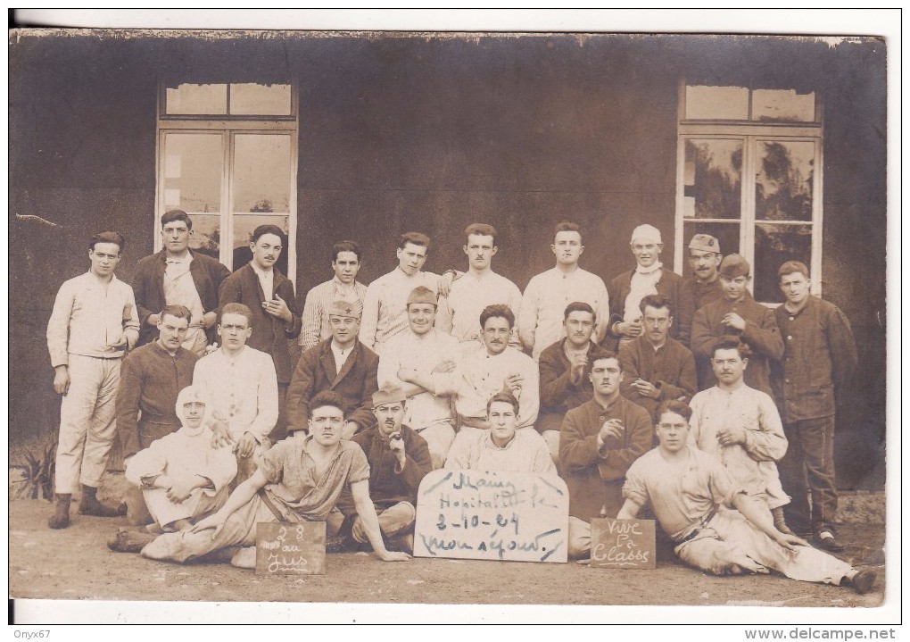 Carte Postale Photo Militaire Français -Séjour Hôpital De MAYENCE-MAINZ (Allemagne) Occupation Française-Croix Rouge - Mainz