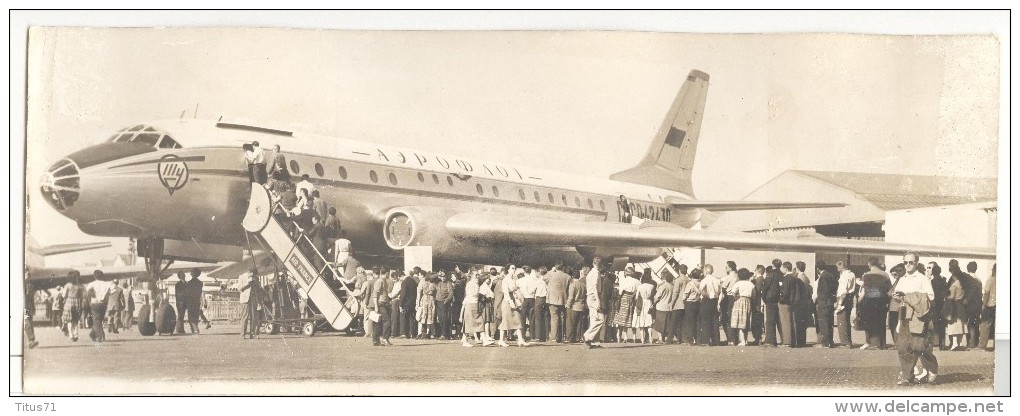 Photo Ancienne  "Le Tupolev 104-B Au Salon Du Bourget"  1959 - Aviazione