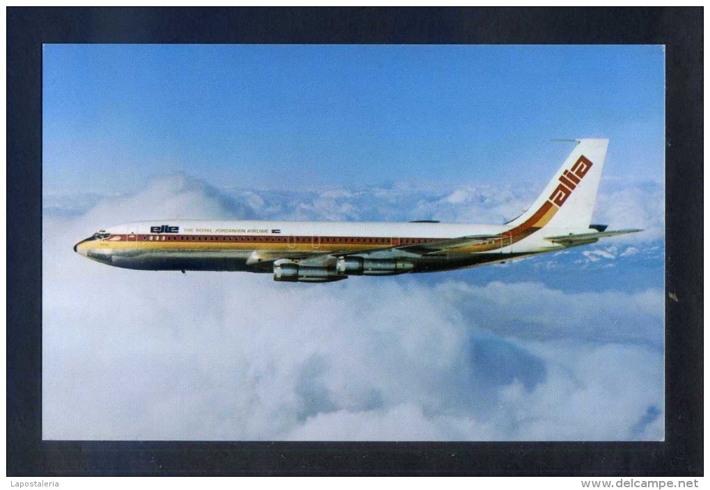 Jordania. The Royal Jordanian Airline. *ELLE-ALIA - Boeing 707* Nueva. - 1946-....: Moderne