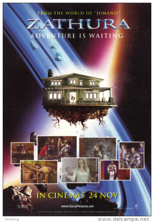 15N : Movie Cinema Adcard "Zathura " Artcard 800 - Posters On Cards