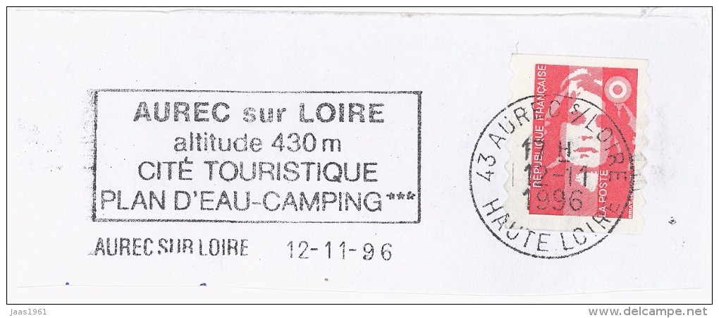 FRANCE. FRAGMENT. AUREC SUR LOIRE. 1996. FLAMME - Otros & Sin Clasificación