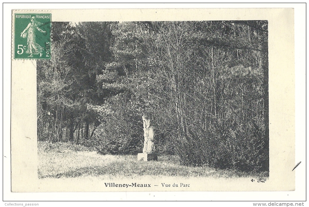 Cp, 77, Villenoy-Meaux, Vue Du Parc, Voyagée - Villenoy