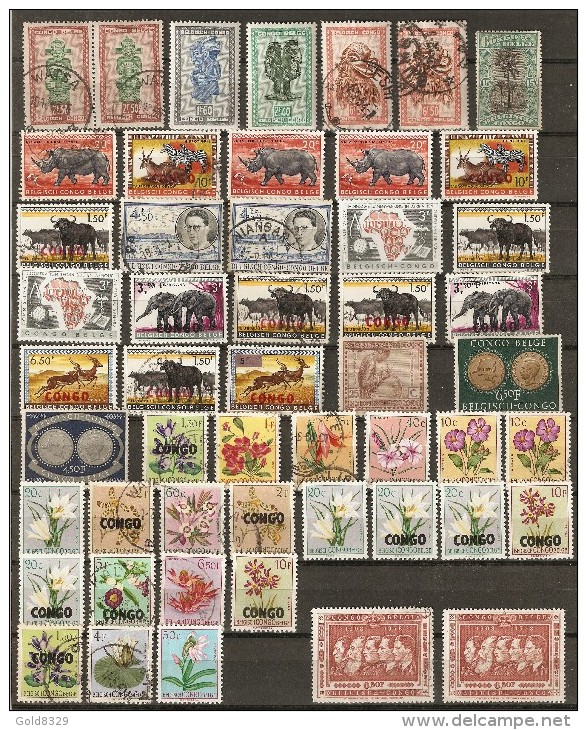 Lot  Congo Belge  (o) (Lot Phil) - Collections