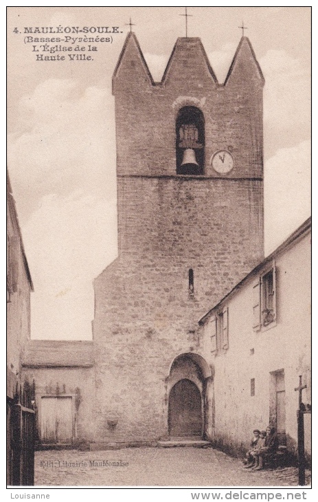 Mauléon-Soule  ( 65 )  -l'église  De La  Haute Ville - Mauleon Barousse