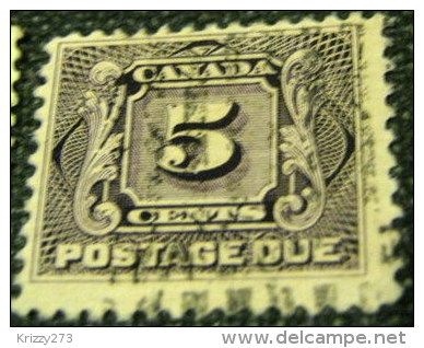 Canada 1906 Postage Due 5c - Used - Postage Due