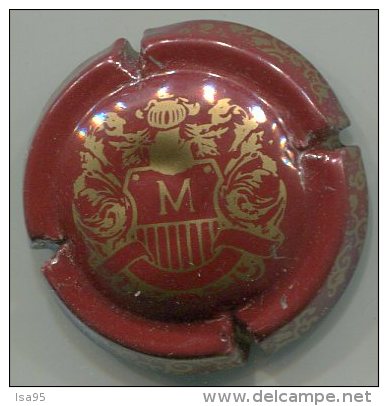 CAPSULE-CHAMPAGNE MIGNON Charles N°07 Bordeaux & Or - Mignon, Charles