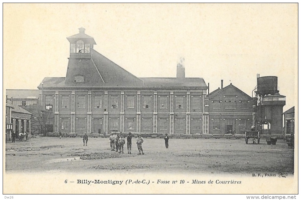 Billy-Montigny (Pas-de-Calais) - Fosse N°10 - Mines De Courrières - Carte B.F. N°6, Non Circulée - Autres & Non Classés