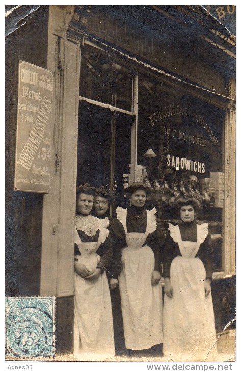 PARIS    Boulangerie Patisserie Du Faubourg Montmarte - Carte Photo - Autres & Non Classés