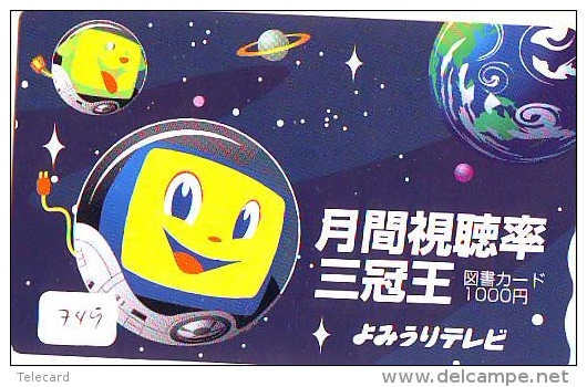 Télécarte Japon ESPACE * Phonecard JAPAN * SPACE SHUTTLE (749) * Rocket * LAUNCHING * SPACE WORLD * Rakete * - Espace