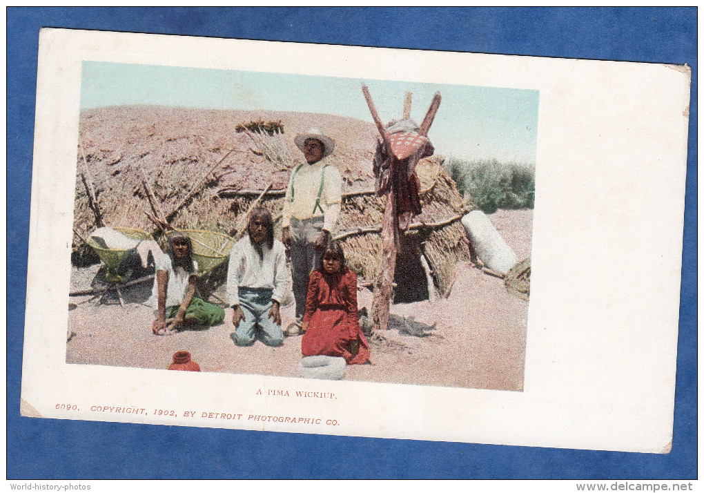 CPA - A Pima Wickiup - Indiens D´Amérique - 1902 - Mexico / Sonora - Ethnic - Indian Tribe - Mexique - Amerika