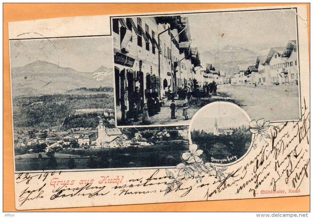 Gruss Aus Kuchl 1901 Postcard - Kuchl