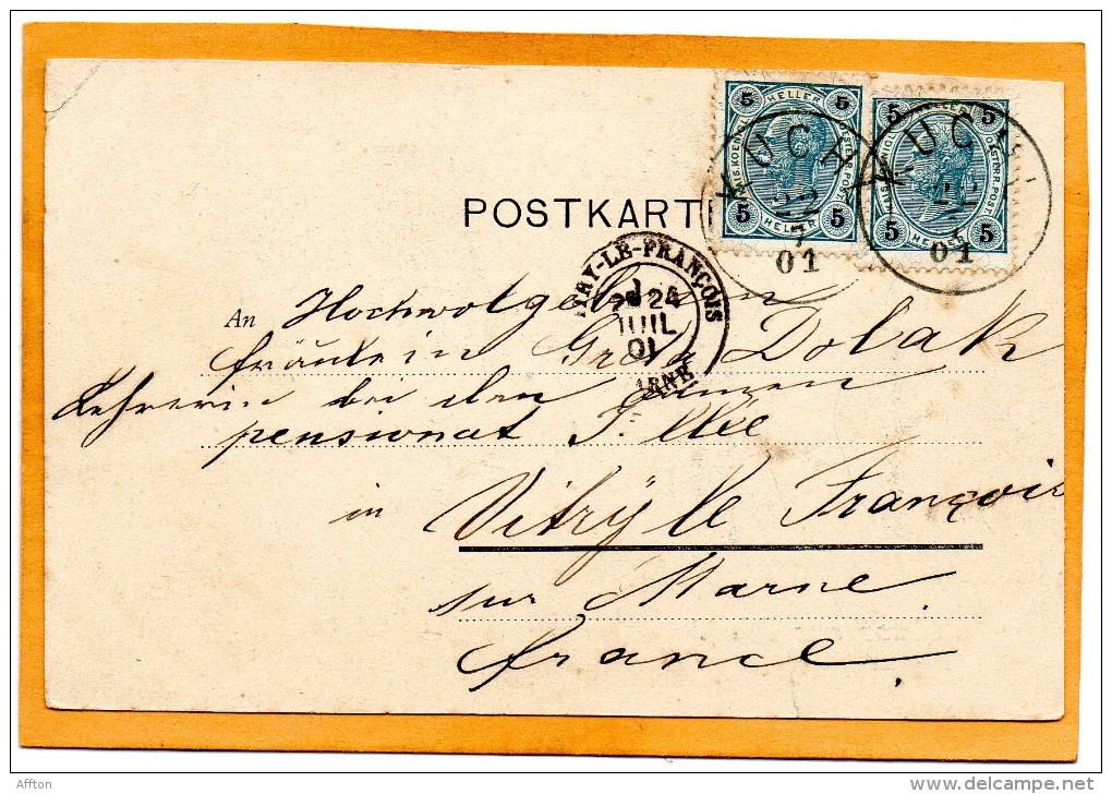 Gruss Aus Kuchl 1901 Postcard - Kuchl