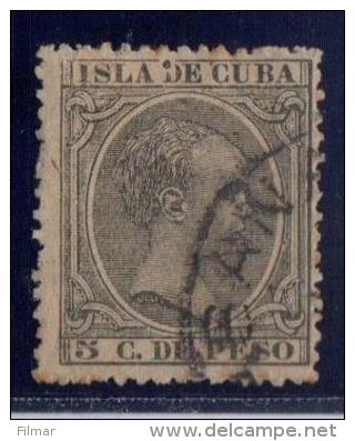 CUBA Nº 115. PUNTO EN LA D. - Cuba (1874-1898)