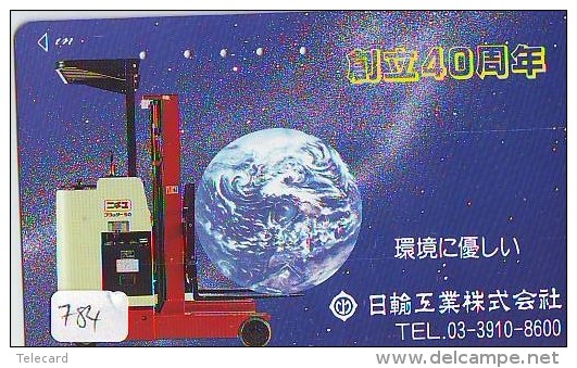 Télécarte Japon ESPACE * Phonecard JAPAN * SPACE SHUTTLE (784) * Rocket * LAUNCHING * SPACE WORLD * Rakete * - Espace