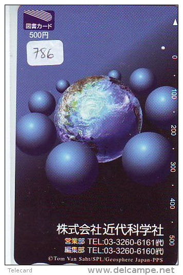 Télécarte Japon ESPACE * Phonecard JAPAN * SPACE SHUTTLE (786) * Rocket * LAUNCHING * SPACE WORLD * Rakete * - Espace