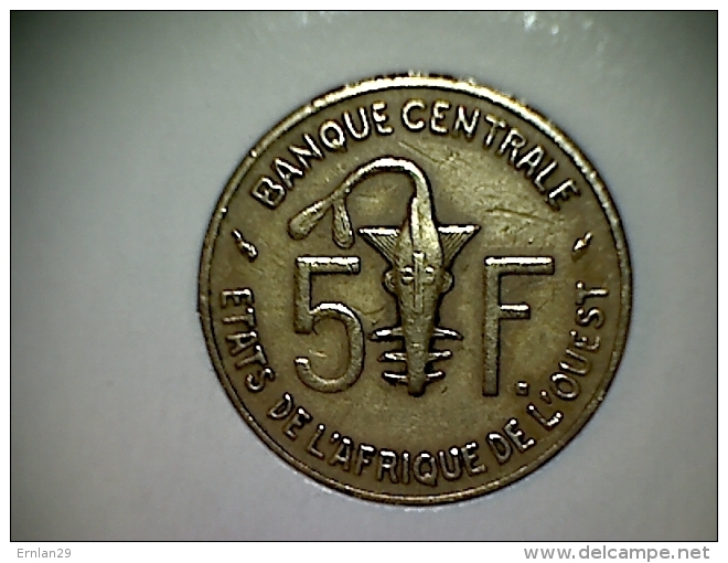 Afrique De L´Ouest 5 Francs 1978 - Autres – Afrique