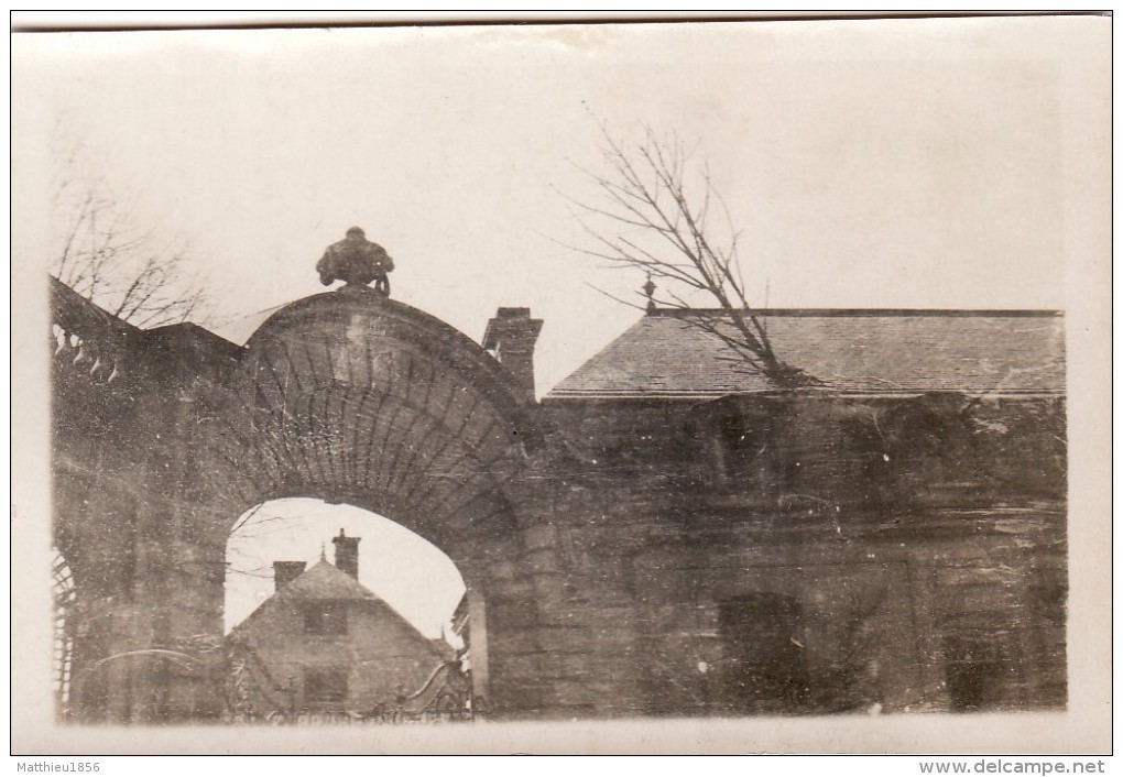 Photo Mai 1917 ORAINVILLE (près Neufchâtel-sur-Aisne) - Une Vue Du Château (A102, Ww1, Wk 1) - Other & Unclassified