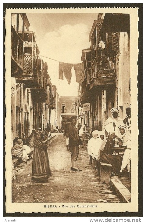 BISKRA Rare Rue Des Ouleds'Naïls (Richardet) Algérie - Biskra