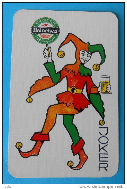 HEINEKEN BEER - Joker Card * Bière Bier Cerveza Birra Carte à Jouer Kartenspielen Giocando A Carte Jugando A Las Cartas - Playing Cards (classic)