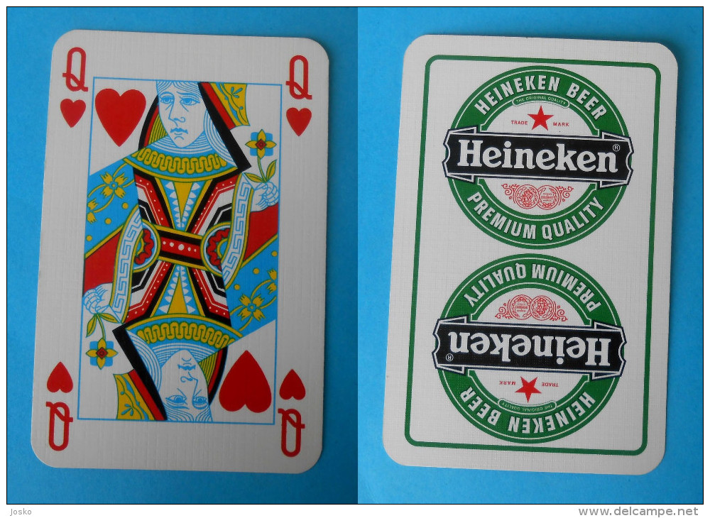 HEINEKEN BEER Single Playing Card * Playing Cards Carte à Jouer Kartenspielen Giocando A Carte  Bière Bier Cerveza Birra - Playing Cards (classic)