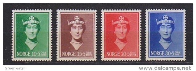 Norway 1939 Hilfsfonds "Königin Maud" 4v ** Mnh (21385F) - Neufs