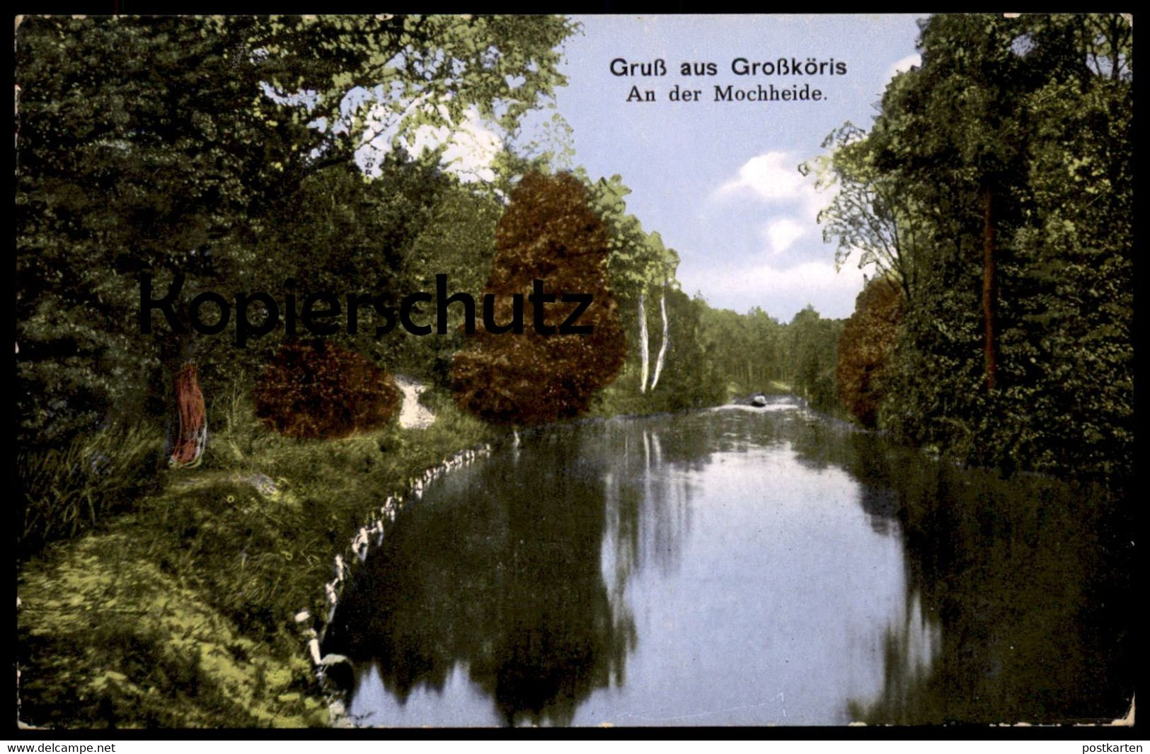 ALTE POSTKARTE GRUSS AUS GROSSKÖRIS AN DER MOCHHEIDE SEE Groß Köris Ansichtskarte AK Cpa Postcard - Dahme