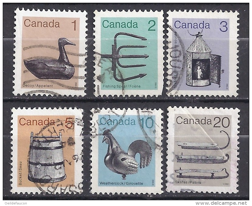 CANADA - Yvert -  Année 1982 - 787/826 - Sauf 792/95 - 800 Et 806/11 - Cote 17,90 € - Années Complètes