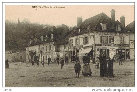 Nexon: Place De La Fontaine, Hôtel De La Poste, Belle Animation - Altri & Non Classificati