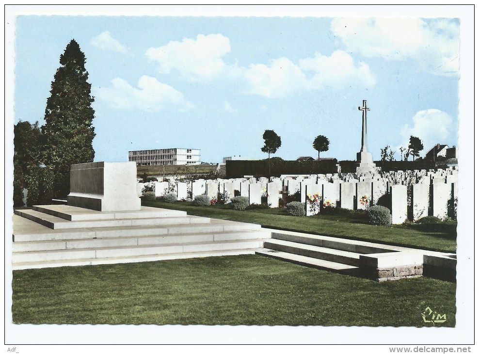 CPSM COLORISEE ROISEL, CIMETIERE ANGLAIS, SOMME 80 - Roisel