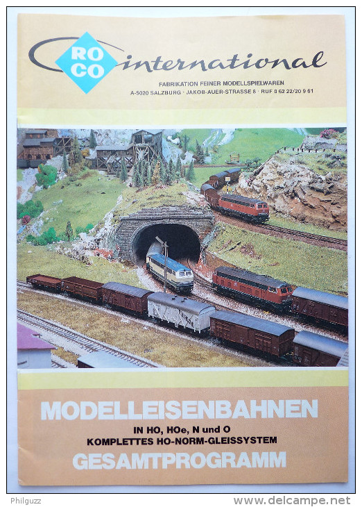 CATALOGUE ROCO 1975 TRAINS LOCO Train - France