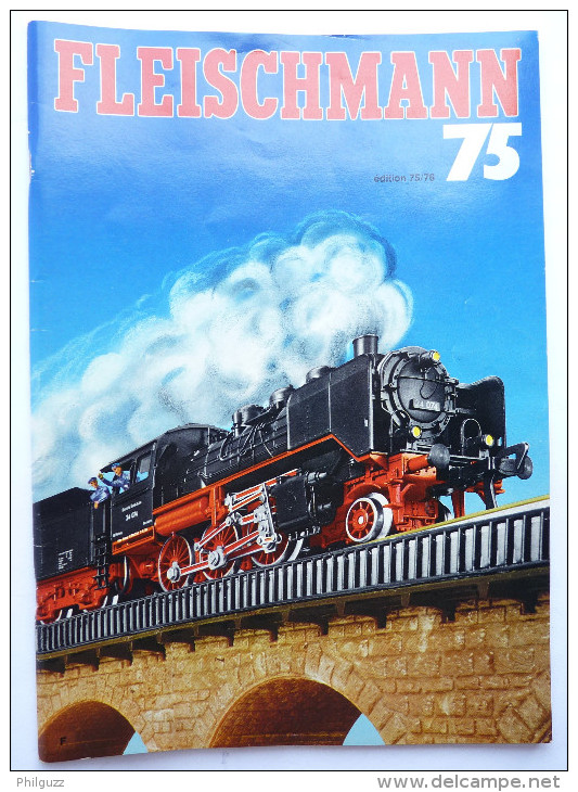 CATALOGUE FLEISCHMANN Avec Tarif 1975 TRAINS LOCO Train - Frankreich