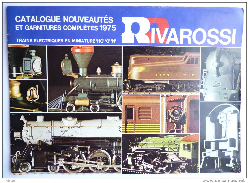 CATALOGUE RIVAROSSI  1975 TRAINS LOCO Train - France