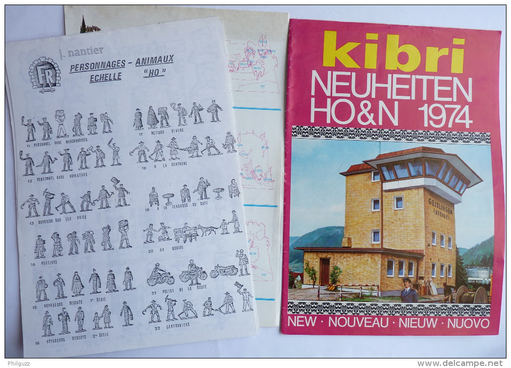 CATALOGUE KIBRI ET NANTIER 1974 TRAINS LOCO Et ACCESSOIRES Train - France